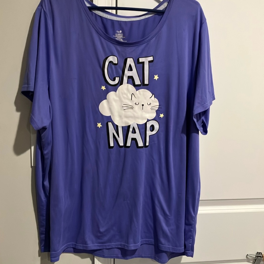 Secret Treasurers “Cat Nap” Sleep Shirt